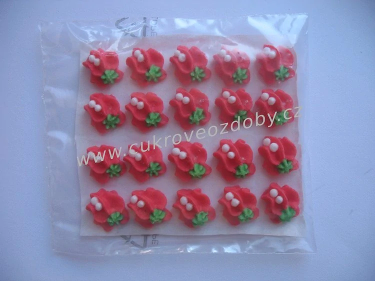 Poupata střední zdobená