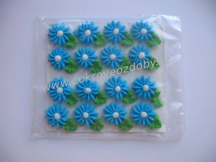 Střední květy s lístečkem