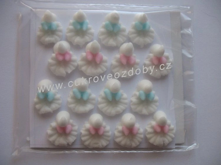 Holubičky střední bílé